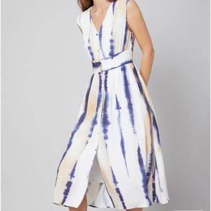 SHEIN Viscose Flowy Tie Dye Dress